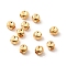 Brass Beads, Cube, Real 18K Gold Plated, 2.5x2.5mm, Hole: 0.5mm