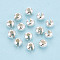 925 Sterling Silver Crimp Beads Covers, Silver, 4.5x3.5mm, Hole: 1.6mm