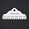 Paper Jewlery Display Cards, Triangle, White, 4.9x9.85x0.05cm
