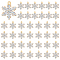 DICOSMETIC 40Pcs Rhinestone Snowflake Charms Light Gold Alloy Charms Christmas Snowflake Pendants Jewelry-Making Embellishments Winter Charms for DIY Crafting, Hole: 1.6mm