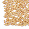 2-Hole Baking Paint Glass Seed Beads, Rectangle, Gold, 4.5~5.5x2x2~2.5mm, Hole: 0.5~0.8mm