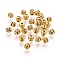 Tibetan Style Beads, Lead Free & Nickel Free, Barrel, Antique Golden, 5x5x5mm, Hole: 1.5mm