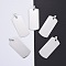 Tarnish Resistant 304 Stainless Steel Big Pendants, Manual Polishing, Blank Stamping Tags, Rectangle, Stainless Steel Color, 52x24x1.8mm