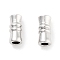 Brass Beads, Cadmium Free & Nickel Free & Lead Free, Column, Platinum, 7x3mm, Hole: 1.6mm