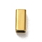 304 Stainless Steel Beads, Rectangle, Golden, 10x5x5mm, Hole: 4x4mm