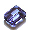 Imitation Austrian Crystal Beads, Grade AAA, K9 Glass, Faceted, Rectangle, Lilac, 10x12x5.5mm, Hole: 0.9~1mm