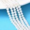 Natural Cultured Freshwater Pearl Beads Strands, Grade 5A++, Potato, Old Lace, 5~6mm, Hole: 0.8mm, about 57~58pcs/strand, 13.50~13.70 inch(34.3~34.8cm)