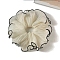 Cloth Hair Accessories, Hair Ties for Girls or Women, Folds Scrunchie/Scrunchy Hair Ties, Pale Goldenrod, 150mm