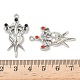 Подвески из сплава и страза FIND-L023-08P-3