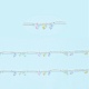 Латунные овальные звенья цепи KK-F862-55S-2