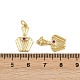 Латунные микро проложить кубического циркония подвески KK-A269-36G-3
