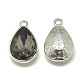 Сплав стекла амулеты PALLOY-T028-7x10mm-03-2