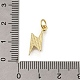 Латунные микро проложить кубического циркония подвески KK-R002-03G-3