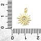 Латунные микро проложить кубического циркония подвески KK-V011-56G-3