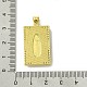 Настоящие позолоченные кулоны из латуни с микропаве KK-H472-36D-G-3