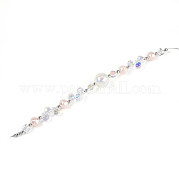 Стеклянные и акриловые и ccb бусины нити MAK-T011-05G