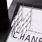 Модные серьги с кисточками из сплава LE0985-6