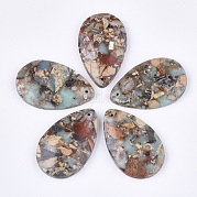 Синтетические подвески Aqua Terra Jasper G-S329-078