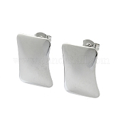 Серьги-гвоздики из нержавеющей стали 201 EJEW-K270-09P