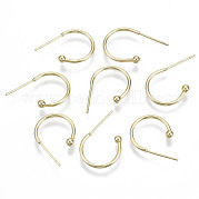 Серьги-кольца из латуни KK-R112-040-NF