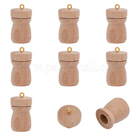 8 комплект деревянных подвесок для флаконов духов WOOD-CA0001-70-1