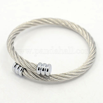 Модные браслеты из нержавеющей стали 304 BJEW-L076-02-1