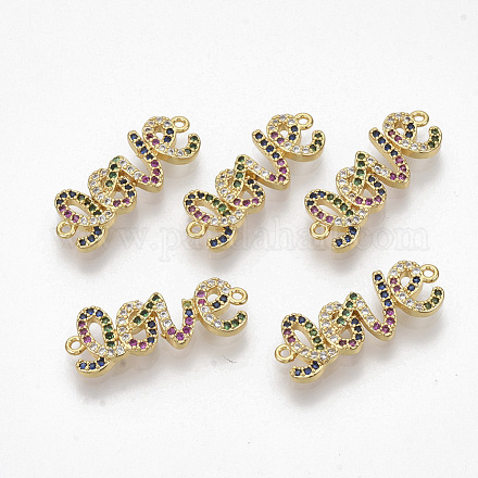 Соединители из латуни с микрочастицами и кубическим цирконием ZIRC-T012-83G-1