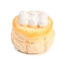 Resin Mini Model, Imitation Cake, Micro Landscape Decoration Accessories, Pretending Prop Decorations, Antique White, 25x24.5x19.5mm