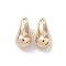 Brass Pendants, Cadmium Free & Nickel Free & Lead Free, Teardrop Charms, Real 18K Gold Plated, 10.5x5x5mm, Hole: 0.8mm