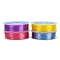 Korean Round Crystal Elastic Stretch Thread, for Bracelets Gemstone Jewelry Making Beading Craft, Mixed Color, 0.6mm, about 109.36 Yards(100m)/Roll