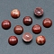 Natural Red Rainbow Jasper Cabochons, Half Round, 10x5mm