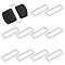 Alloy Linking Rings, Rectangle, Platinum, 2.2x5.9x0.3cm, Inner Diameter: 1.3x4.95cm
