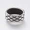 304 Stainless Steel Slide Charms, Oval, Antique Silver, 12x6x7mm, Hole: 5.5x10mm