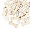 Wood Slices Cabochons, Bone, BurlyWood, 29.5x12.5x2.5mm, 300pcs/bag
