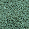 Czech Glass Beads, Round, Medium Aquamarine, 2x2mm, Hole: 0.7mm, about 7800pcs/bag