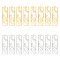 UNICRAFTALE 8pcs 2 Colors Sun Wave Charms Stainless Steel Rectangle Hollow Pendants Ocean Pendant 41x11mm Hypoallergenic Charms for Outdoor Lovers Surf Climbers