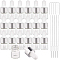 Glass Dropper Bottles, with Disposable Plastic Transfer Pipettes, Essential Oils Pipettes Dropper, Clear, 0.8~1.6x3.8cm, Capacity: 1ml