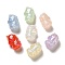 Luminous Acrylic Beads, AB Color Plated, Glitter, Unicorn, Mixed Color, 20.6x10.9x13.8mm, Hole: 3.6mm