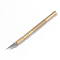 Brass Wood Carving Tools, Steel Sculpting Knife, for  Wood Carving/DIY Arts/Crafts Supplies, Golden, 141.5x8mm