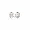 Non-Tarnish 304 Stainless Steel Charms, Textured, Oval, Stainless Steel Color, 8.5x6x1mm, Hole: 0.9mm