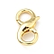 Brass Double Opening Lobster Claw Clasps, for Jewelry Making Findings, Cadmium Free & Lead Free, Long-Lasting Plated, Real 18K Gold Plated, 18x10x5mm, Hole: 5mm and 5.5mm