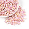 Baking Paint Glass Seed Beads, Round Hole, Oval, PeachPuff, 9.5x4~4.5mm, Hole: 0.8~1mm, about 1750pcs/pound