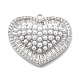 Латунные микро проложить кубического циркония подвески KK-L228-09P-1