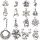 Подвески из сплава в тибетском стиле FIND-SC0004-76-1