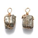 Латунные подвески из пирита G-N0145-10-2