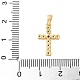 Латунные микро проложить кубического циркония подвески KK-U056-50G-3