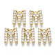 Латунные микро проложить кубического циркония подвески X-KK-T060-05-M-G-NF-1