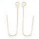Латунные крючки для сережек KK-S348-099-1