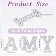 Патчи со стразами из смолы алфавита DIY-GF0009-18A-2