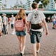 6шт 6 стиля синтетических и натуральных драгоценных камней брелок KEYC-SZ0001-11-7